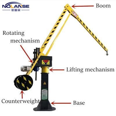 Floor Moving 300kg 500kg 800kg Balance Crane with High Efficiency