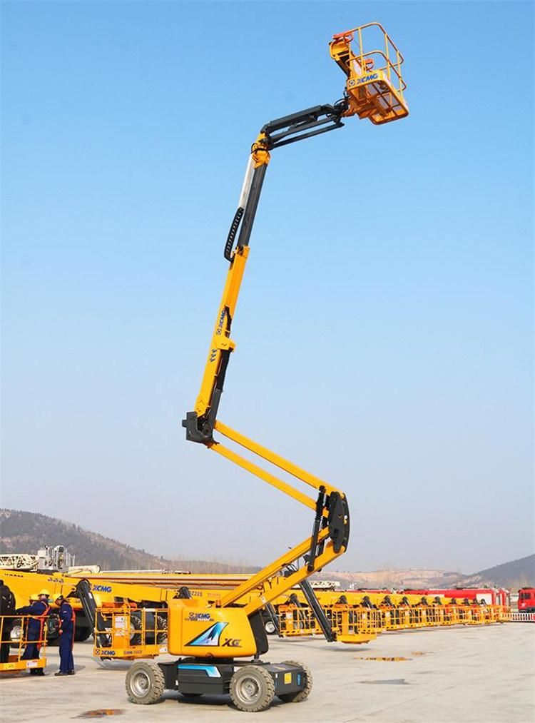 XCMG Official Xga16 Cheap 16m Small Hydraulic Self Propelled Articulated Towable Boom Man Lift Price