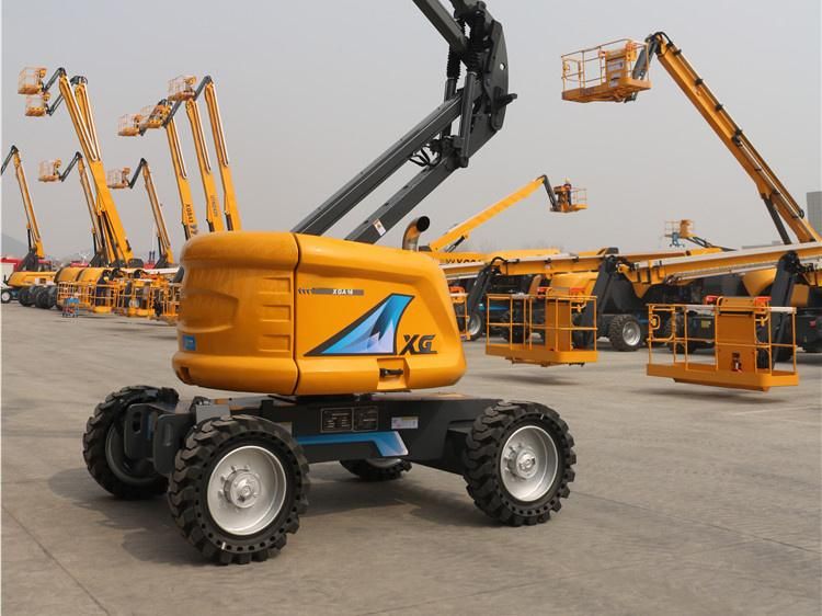 Electrical Mobile Elevating Aerial Work Platform 16m Articulated Boom Lift Xga16AC for Sale