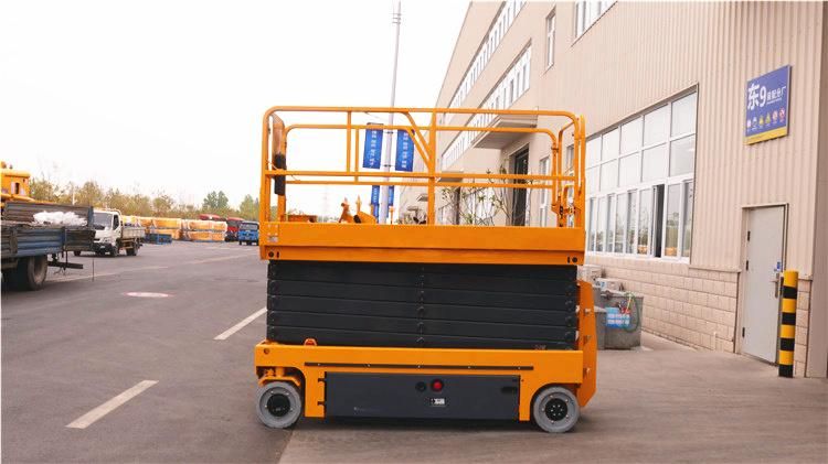 XCMG Manufacturer Smart Portable Lifting Equipment 10m Electric Scissor Lift Table Motorcycle