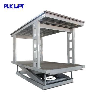 Pit Installation Model Scissor Car Parking Lift