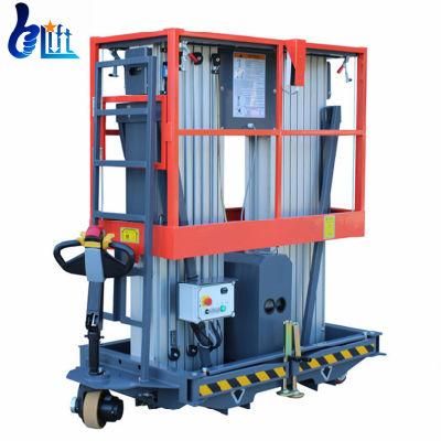 200kg Hydraulic Aluminum Aerial Work Platform Full Electric Man Lift