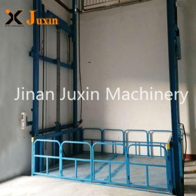 Vertical Guide Rail Hydraulic Warehouse Cargo Lift Price for Construct or Warehouse