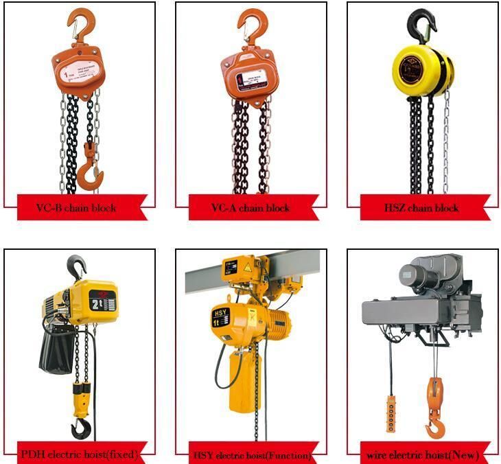 Style Hsz-CD Dual-Bearing Manual Hand Pully Chain Blcok Hoist