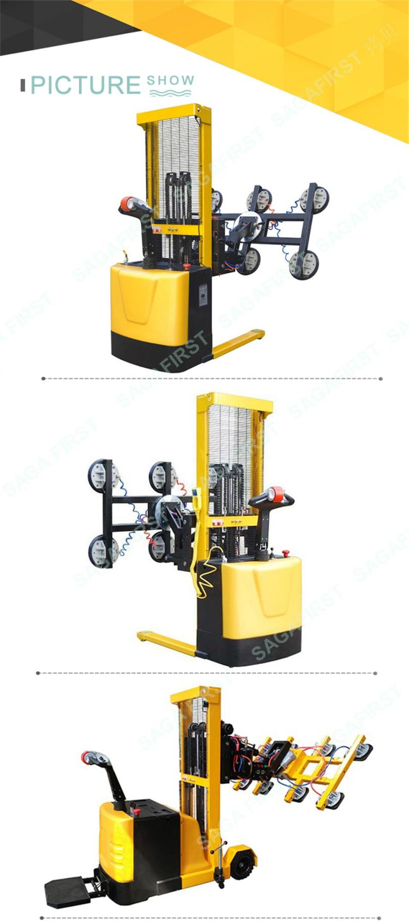 Self Propelled Vacuum Lift Crane for Handling Heavy Plate