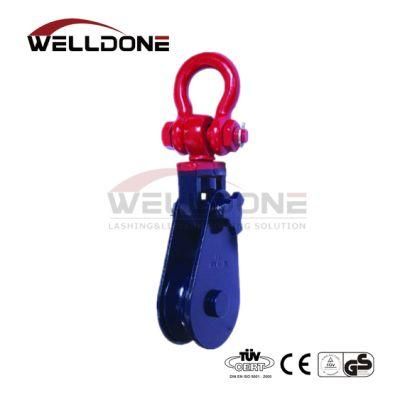 H419 Light Type Champion Snatch Block Single Sheave with Shackle Lifting Tackle
