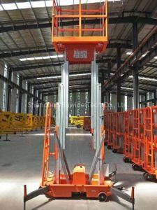 4-10m Height Good Quality Aluminum Single Mast Vertical One Man Lift Tables