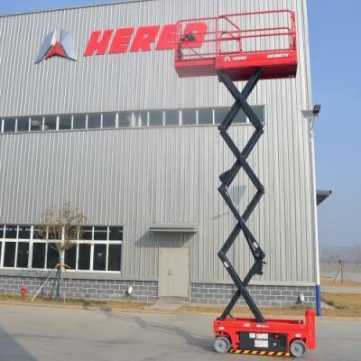 Electric Hydraulic 6m 230kg Aerial Work Platform Scissor Man Lift for Maintenance