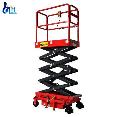 Mini Economic Battery Walking Hydraulic Lift Table Mobile Scissor Mini Lift