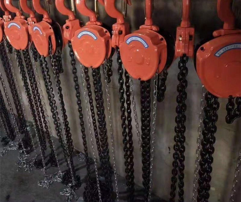 Hand Pulling Block Chain Block Friction Hoist for Crane
