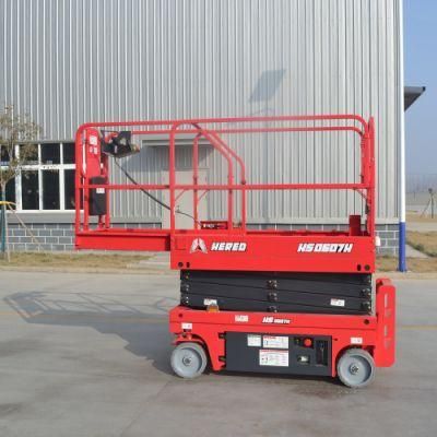 Manufacturer Diesel Engine Powered 4m-18m Rough Terrain Scissor Lift Aerial Work Platforms for Sale