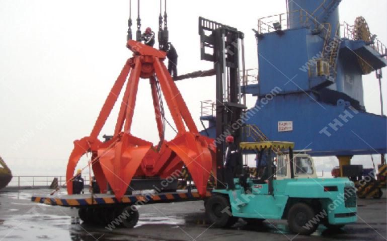 Motor Hydraulic Two Shell Grab for Handling Bulk Cargo with CE Certificate