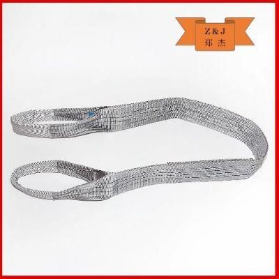 4t*10m Polyester Flat Double Eye-Eye Webbing Sling for Lifting