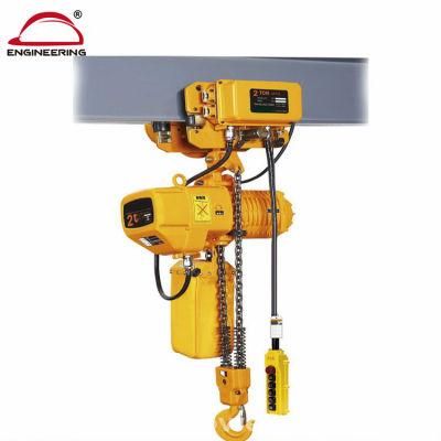 High Speed 3 Ton Electric Chain Hoist for Overhead Crane