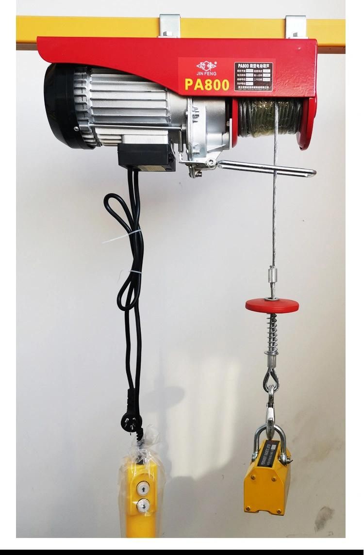 High Quality Steel Electric Lift Wire Rope Mini Electric Hoist for Sale