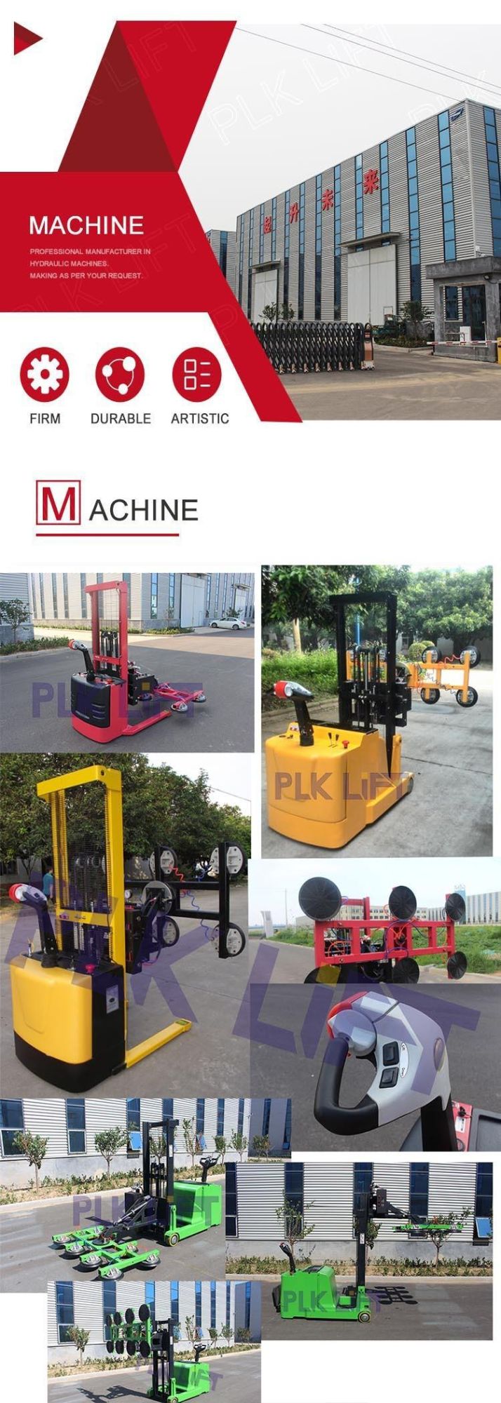 Ce Certificated Electric Glass Lifting equipment for Moving Granite Steel Glass