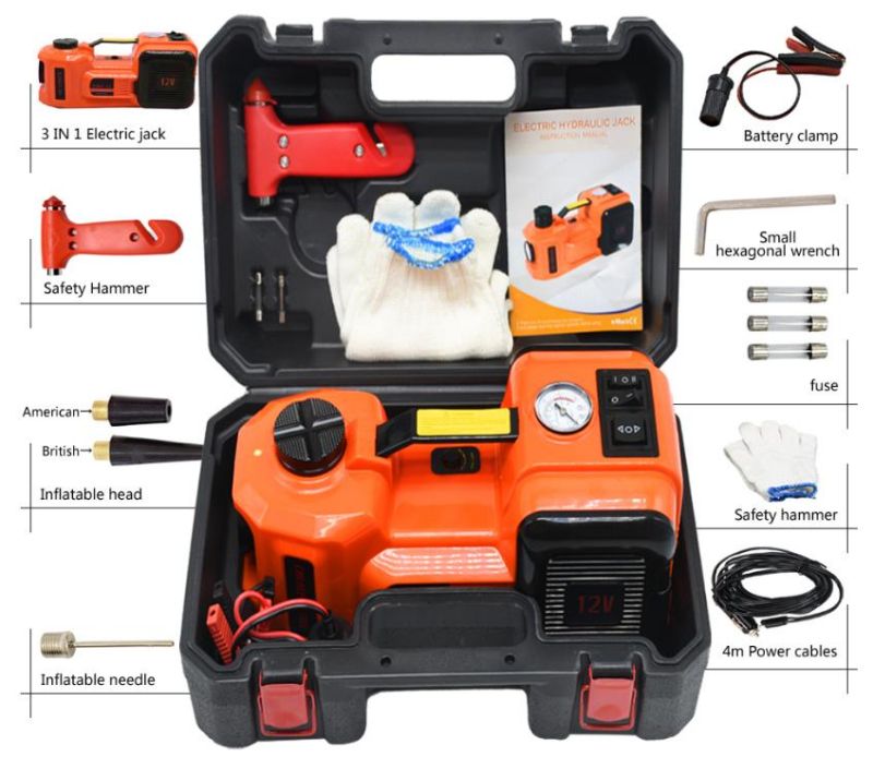 12V DC 5t Multi-Functional Electric Hydraulic Floor Jack