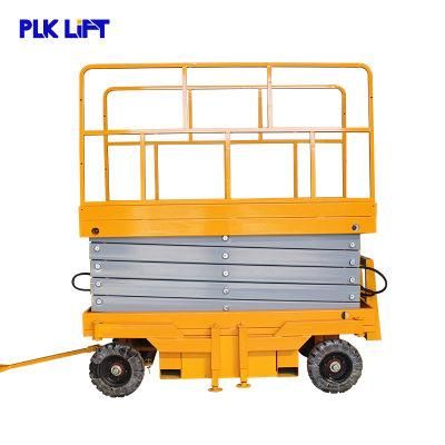 10m ~ 16m Semi Electric Mobile Cheap Price Scissor Lift