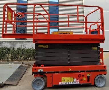Simple Struction Steady Aerial Working Self-Propelled Scissor Lifts