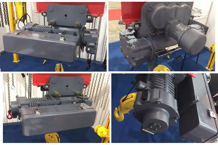 10 Ton Electric Wire Rope Hoist with Electric Motor Trolley