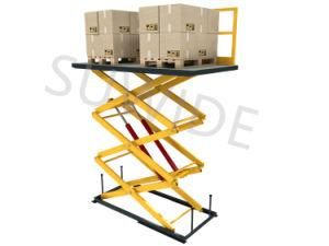 Hydraulic Lifting Platform Mini Stationary Lift Table Fixed Scissor Lift Table for Warehouse Cargo