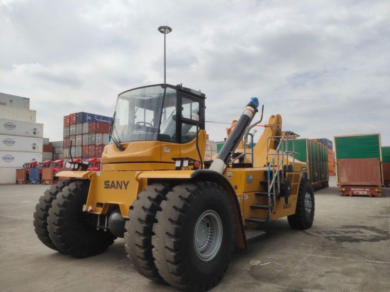 Port Container Lifting 45 Ton Reach Stacker Price Tanzania Mexico Peru Argentina Oman Kenya UAE