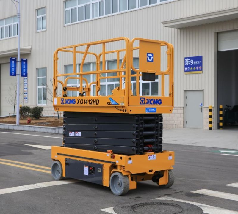 XCMG 15m Mobile Scissor Lift Table Xg1412HD Auto Aerial Work Platform with Ce