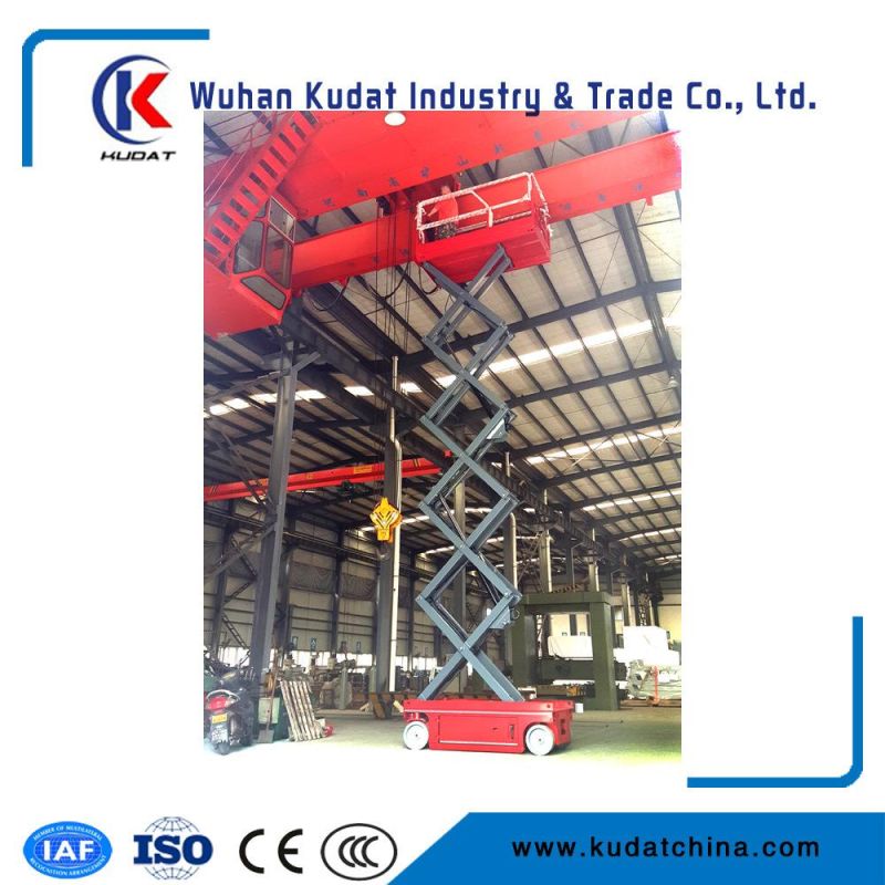 12m Lifting Height Small Self Walkie Electric Scissor Lift