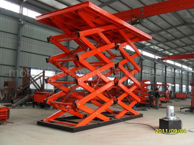 Stationary Hydraulic Scissor Lift Table with CE