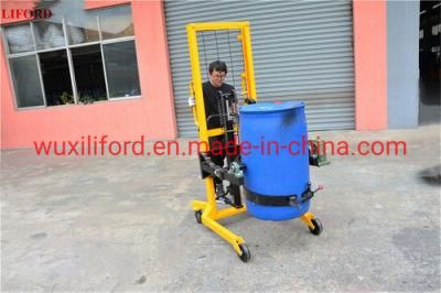 Capacity 450kgs Hydraulic Drum Dumper on Wheels Da450