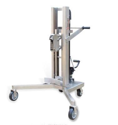 China Manufacturer 304 Stainless Steel Material Hydraulic Drum Carrier of Handling Equipment