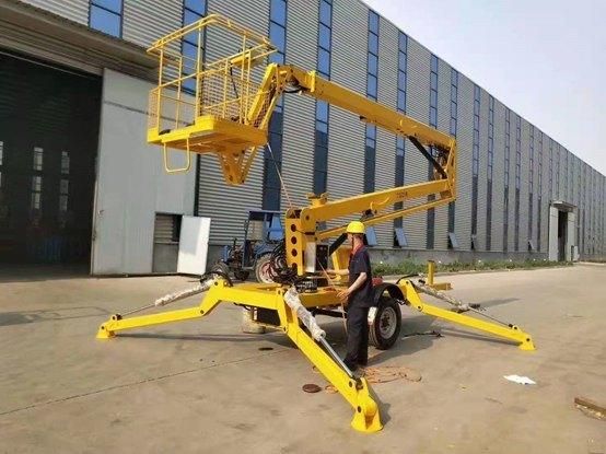 High-Quality Tank Chain Structure Industrial Towable Hydraulic Crane for Sale