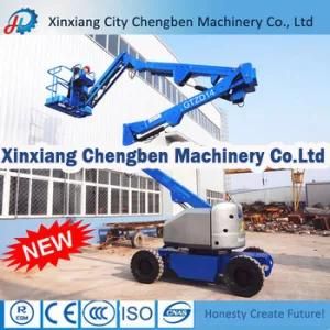 High Aerial Working Used 16m18m20m Auto Mobile Articulated Telescopic Boom Lift
