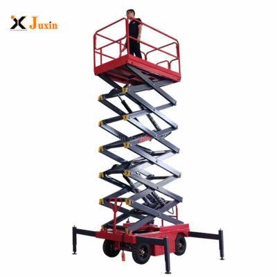 4-20m Hydraulic Scissor Lift Electric Lifting Table Mobile Scissor Elevator