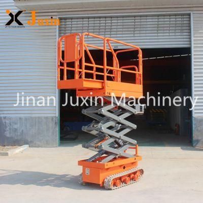 Electric Aerial Work Platform Hydraulic Scissor Lift Platform Convenient Scissor Aerial Lift