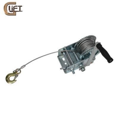 Hot Sell High Quality Mini Portable Small Boat Trailer Manual Hand Winch Cable (FD/FDD)