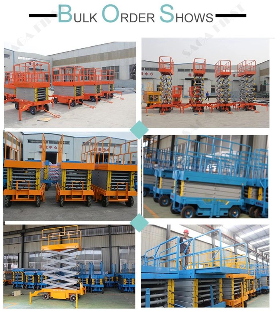 CE ISO Approved Hydraulic Truck Mounted Scissor Man Elevator