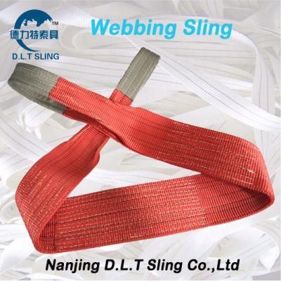 100% Polyester Flat Webbing Round Lifting Sling