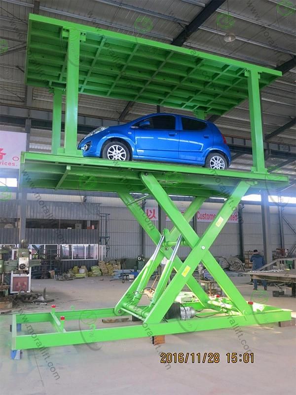 4 Post Underground Scissor Car Lift