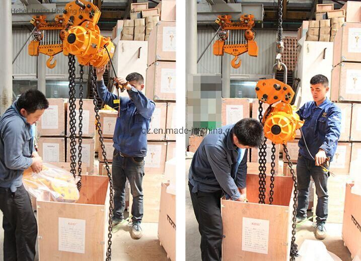 Speed 6.8 Meters Per Min Electric Chain Hoist 1000kg