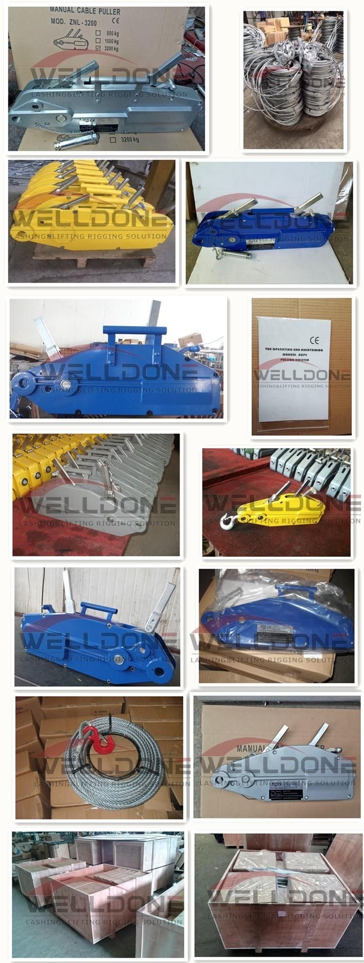 Wire Rope Cable Puller for Material Pulling Hand Manual Steel Wire Cable Hoist Puller