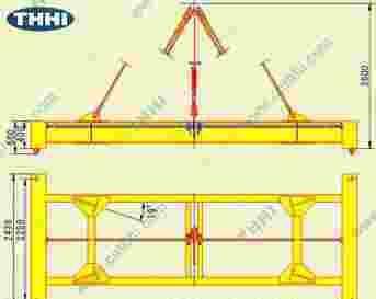 Semi-Automatic Standard Container Spreader