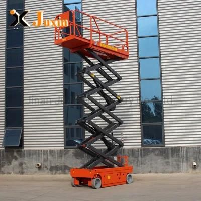 6-14m Self Propelled Automatic Electric Hydraulic Scissor Lift Battery Power with En280