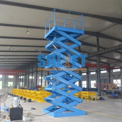 Hydraulic Scissor Electric Construction Material Loading Platform with Ce