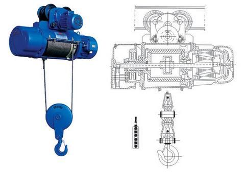 3 Ton Electrical Wire Rope Hoist