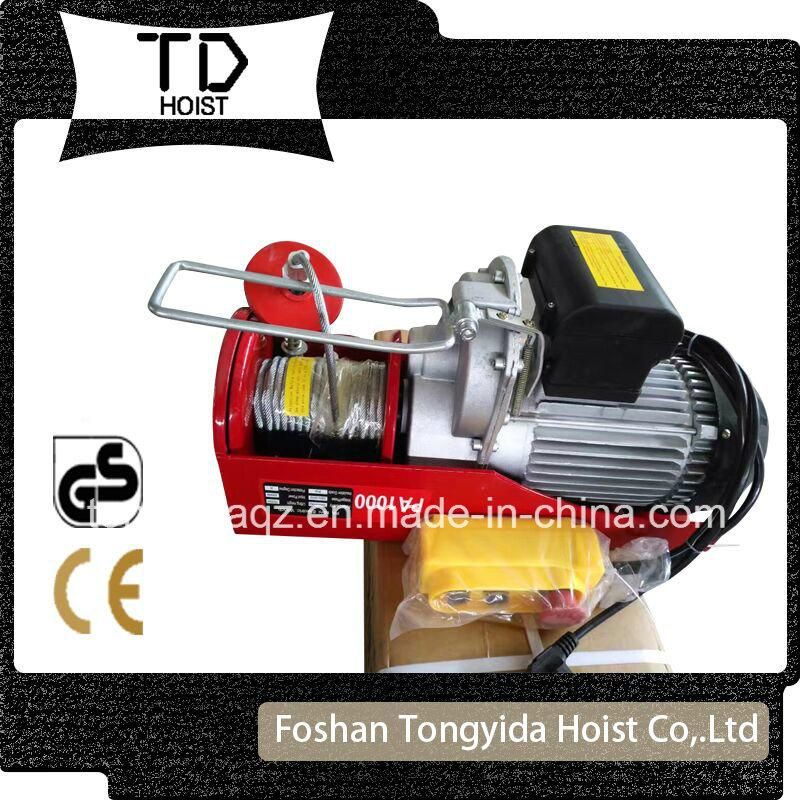 Mini Small PA Electric Motor Wire Rope Lift Hoist PA220-PA1000