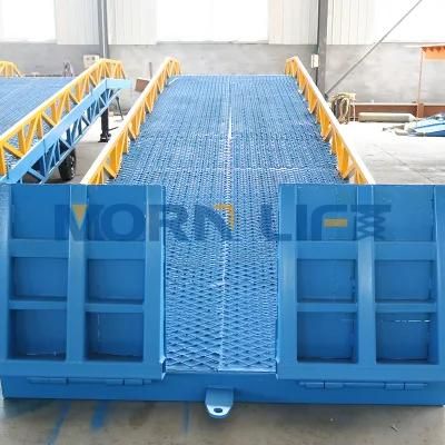 ISO 9001 Approved Morn Hydraulic Container Dock Ramp Mobile Yard Ramps