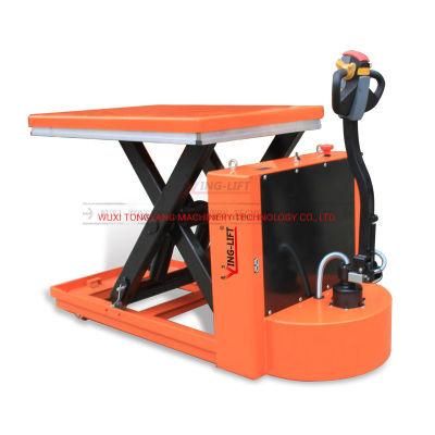 Mobile Electric Hydraulic Scissor Lift Table for Carrying Cargo / Feeding Platform