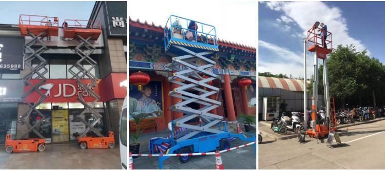 China Mobile 2 Metre Hight Electric Mini Scissor Lift Elevator Price in Pakistan
