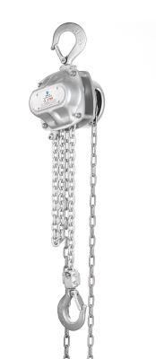 Hand Tool Silver Manual Chain Hoist for Offshore Work